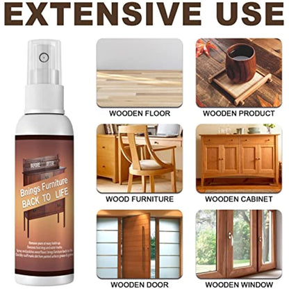 250ML New Scratch Repair Polish, Natural Shine Furniture Repair Tool, Wood Cleaner